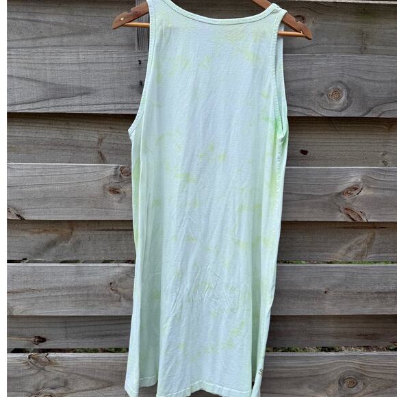 Costa Maya Mexico Vintage 80s Green beach dress Womens Medium Large - Picture 2 of 4